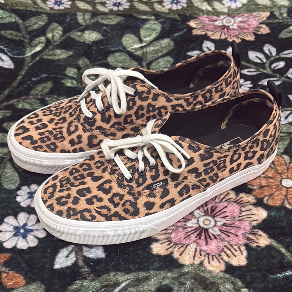 Vans Women's Leopard Print Sneakers
